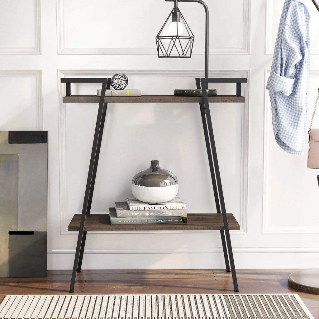 31-inch Metal Two-tier Console Table L163904