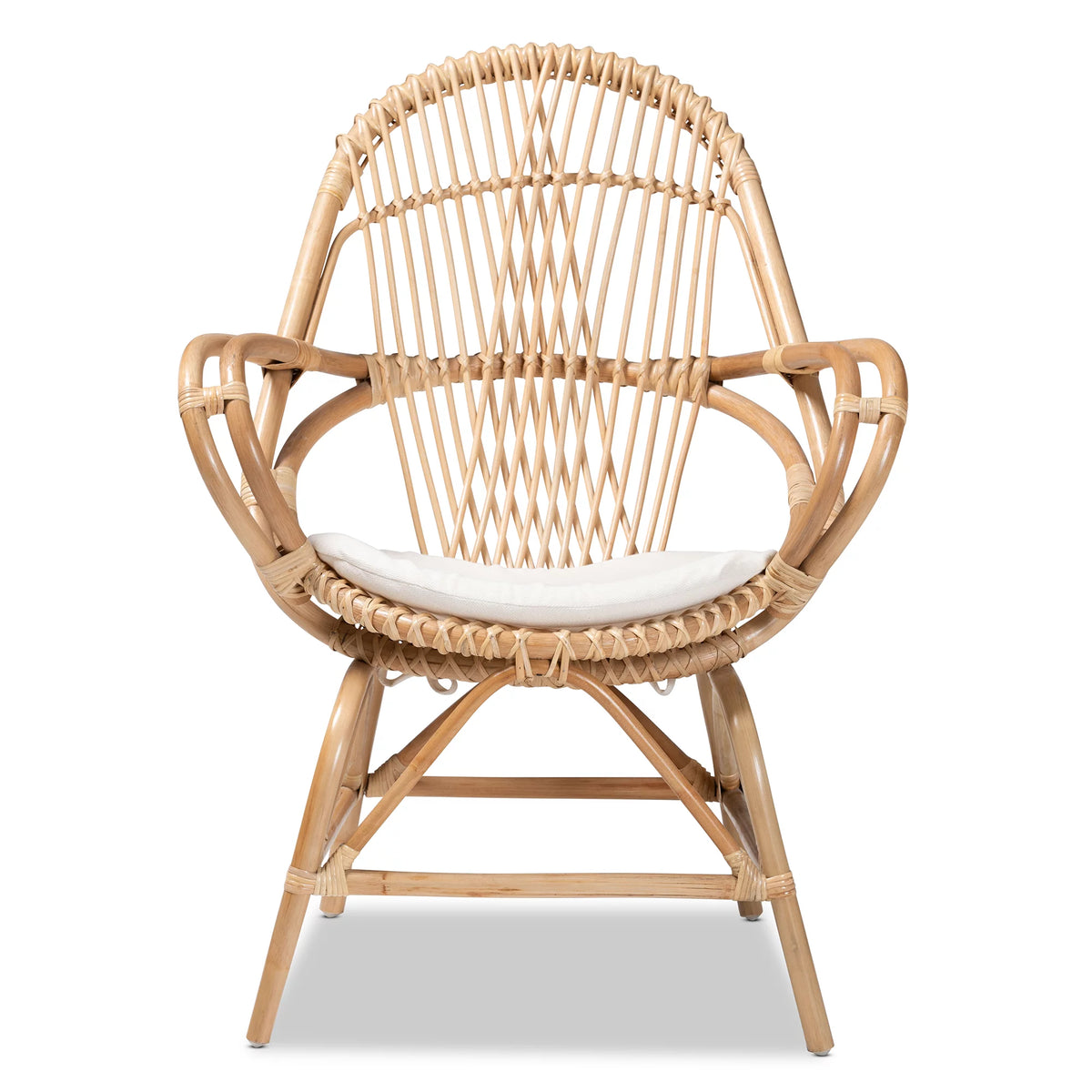Natural Brown Club Chair E799