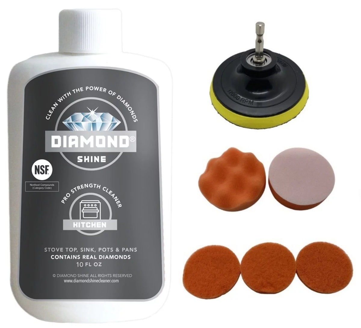 Cooktop Cleaner Combo Pack With Scrub Pads S66826