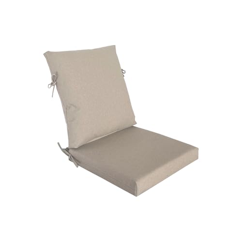 20"x42" Water-Proof Outdoor Dining Cushion Set of 1 with Handles & Ties A613996
