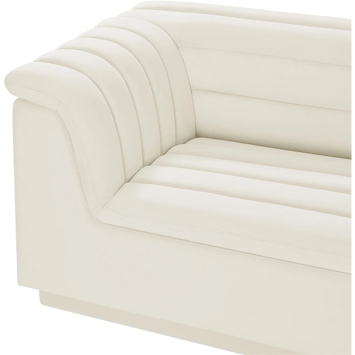 Cream Velvet Modular Sofa Z7973