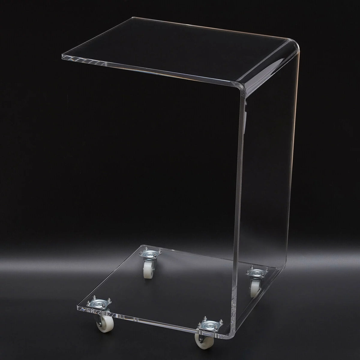 Transparent Acrylic C Shape Sofa Side Table M556