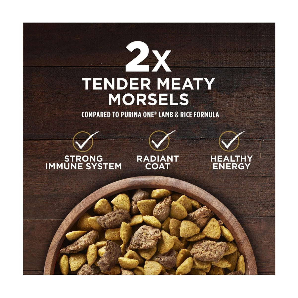 Turkey and Venison Dry Dog Food 7.4 lb Bag Pack of 16 J8728