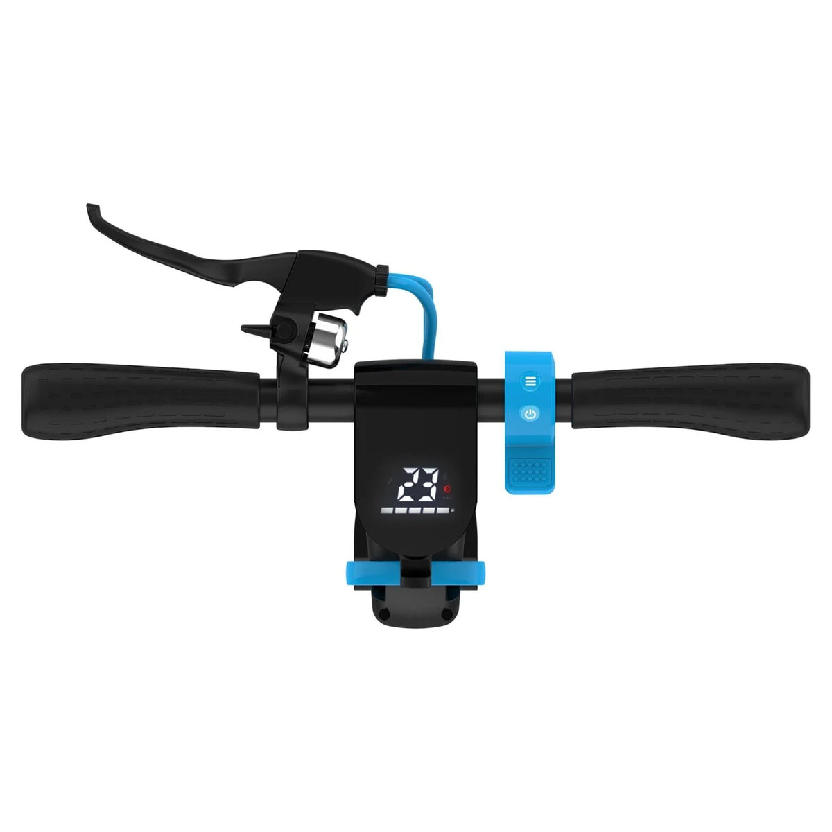 Electric Scooter with LED Headlights, 15 MPH Max Speed, 220 lbs Max Weight, Black U4722