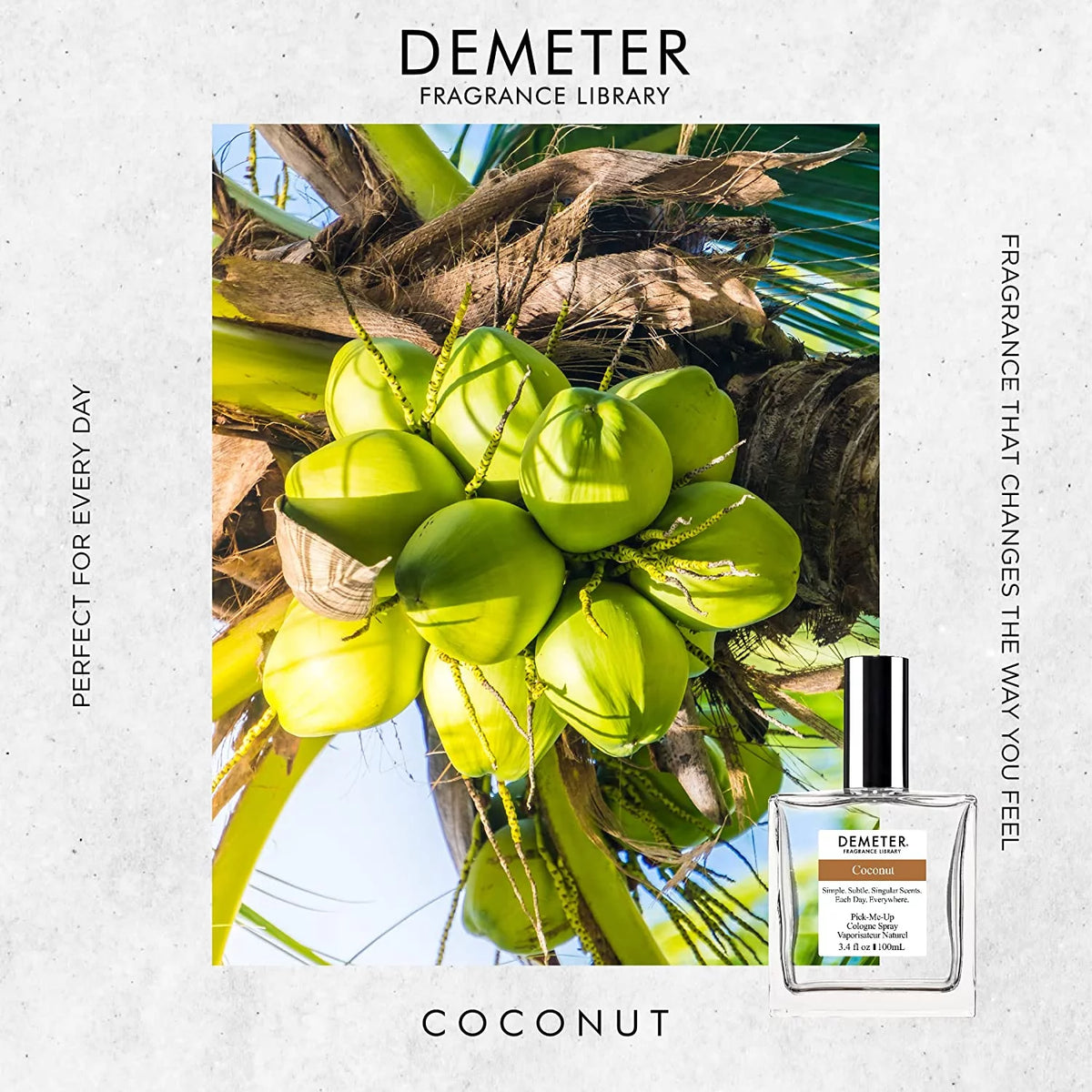Coconut Cologne Spray 3.4 oz X3013