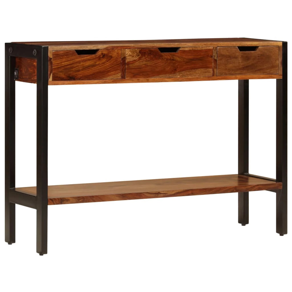 Solid Sheesham Wood Sideboard with 3 Drawers G907895