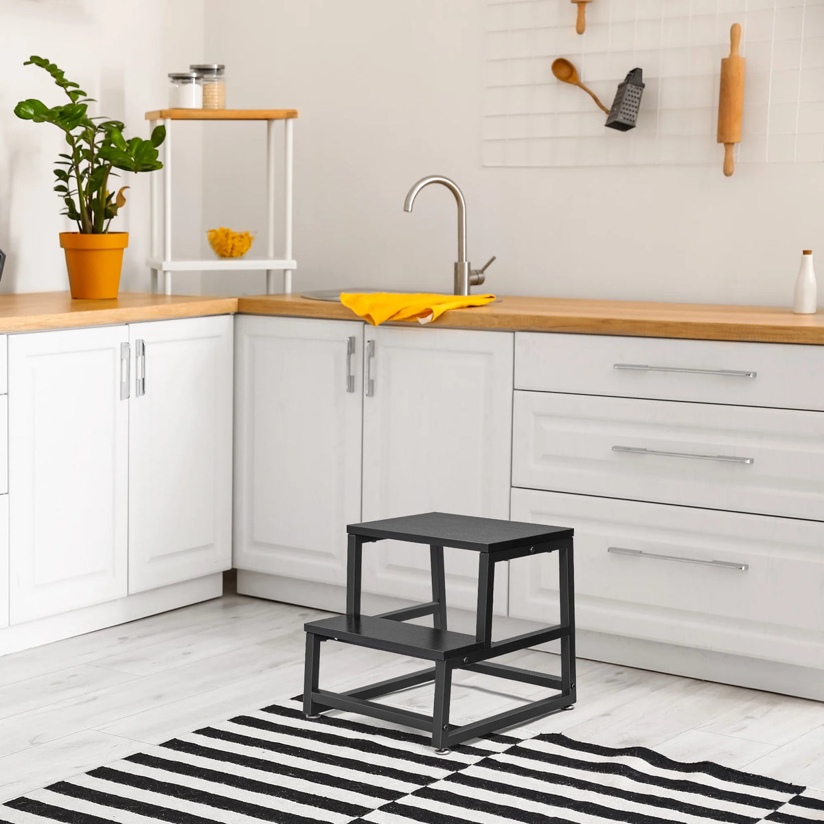 Wooden 2 Step Stool E8853