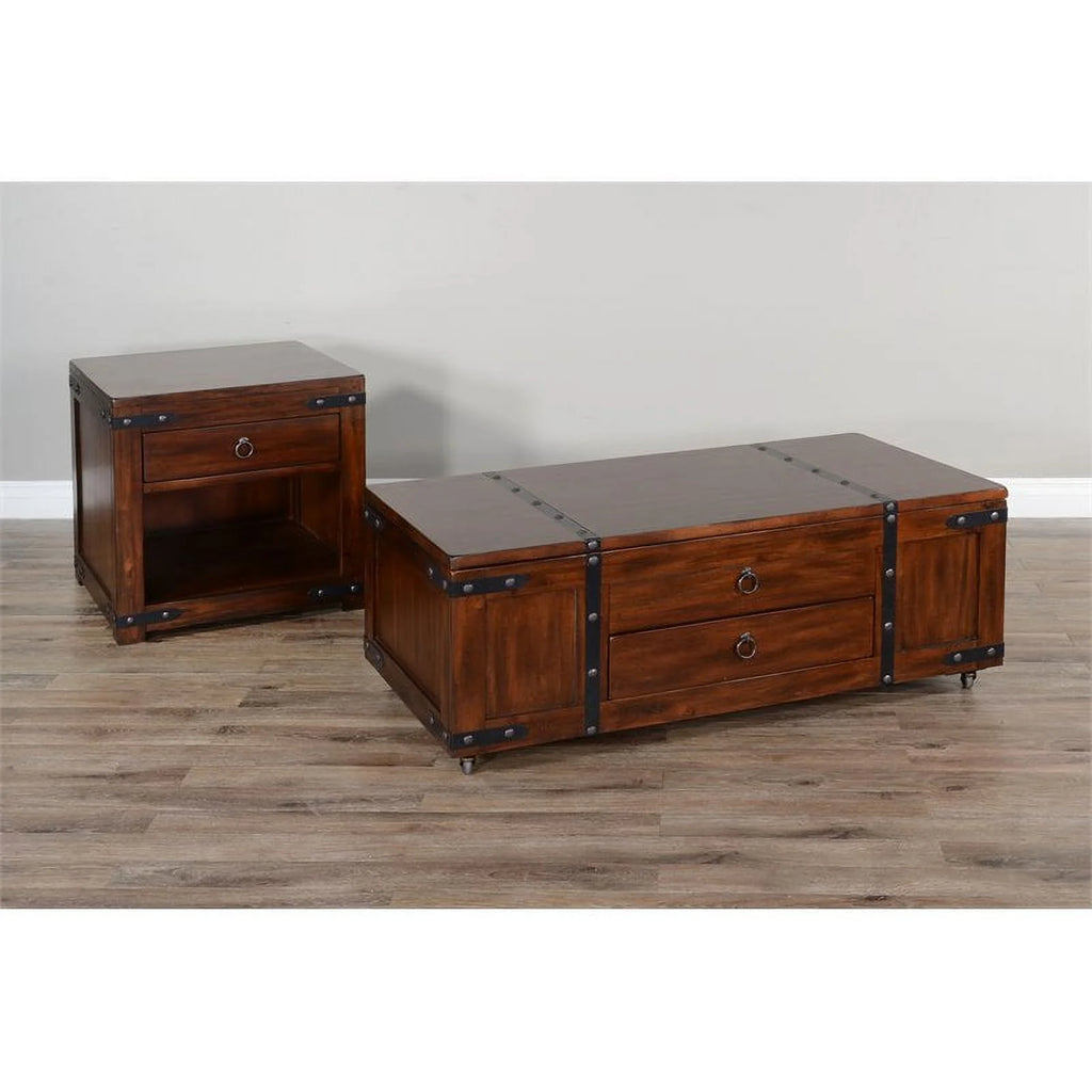 48" Traditional Wood Coffee Table X83624