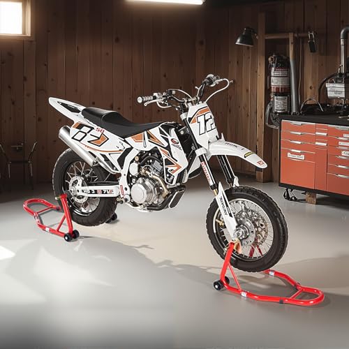 850lbs Motorcycle Stand Lift Front Rear Combo P17596