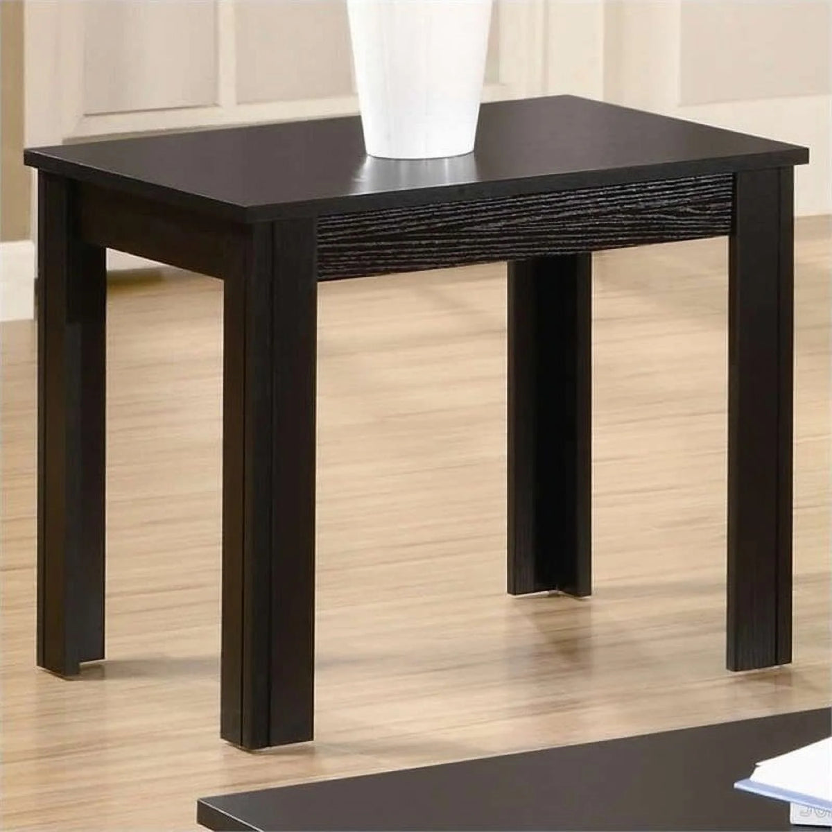 3 Piece Black Coffee Table Set Y701468