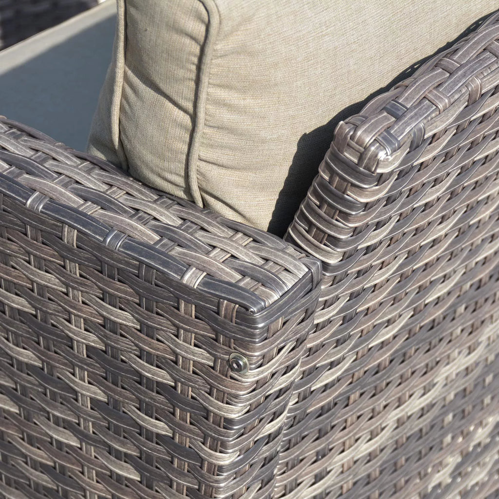All-Weather Wicker Rattan Sofa with Cushions P80916