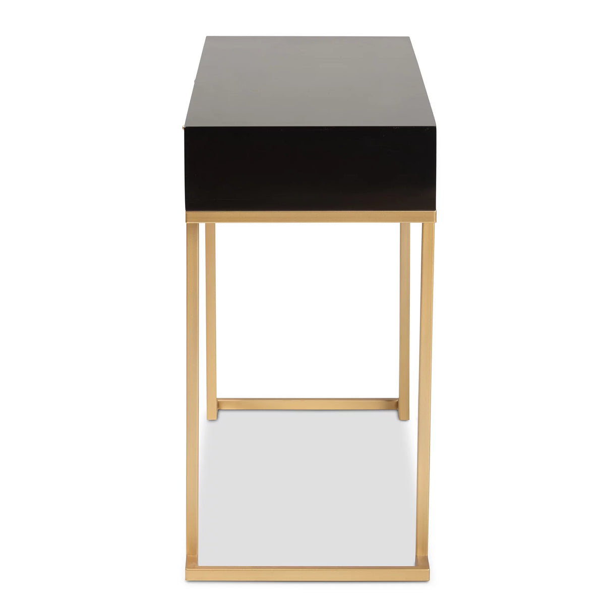 Modern Wood and Metal 2 Drawer Console Table R61300