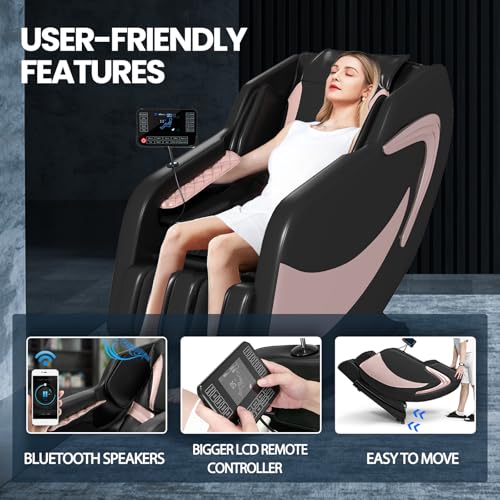 Full Body Zero Gravity Shiatsu Massage Recliner with Heat and Airbags T273661