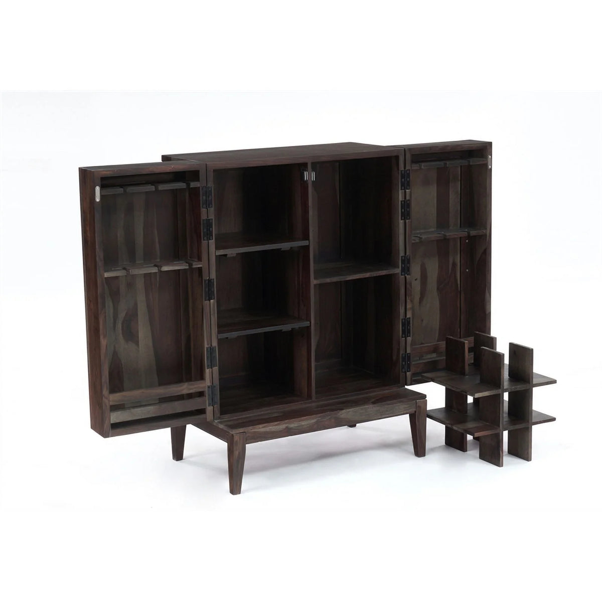 Solid Sheesham Wood Bar M301521