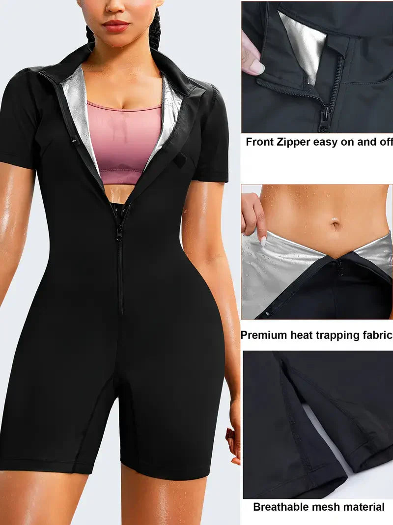 Women's Full Body Sauna Suit I8862