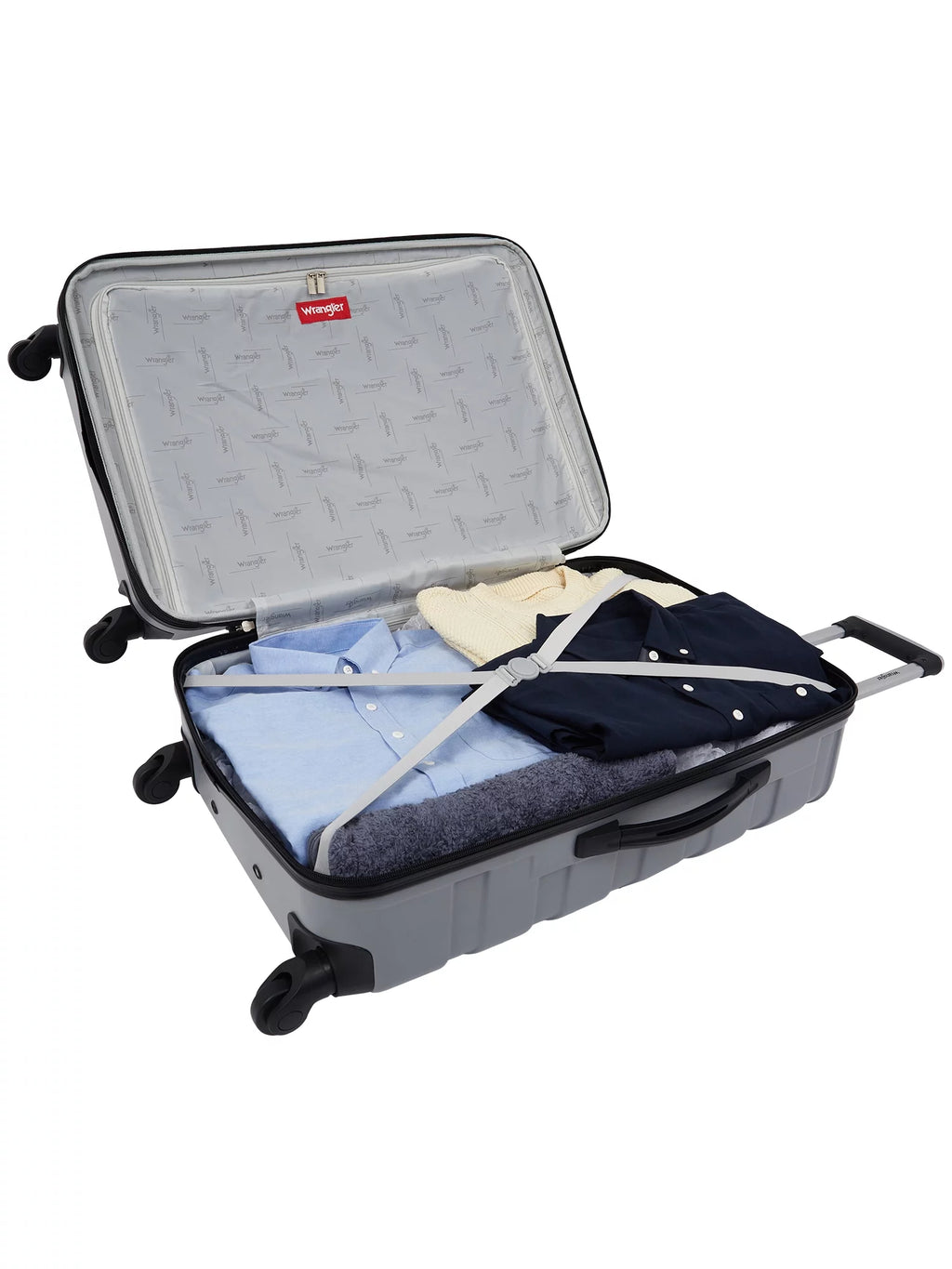 4 Piece Rolling Hardside Luggage Set X210