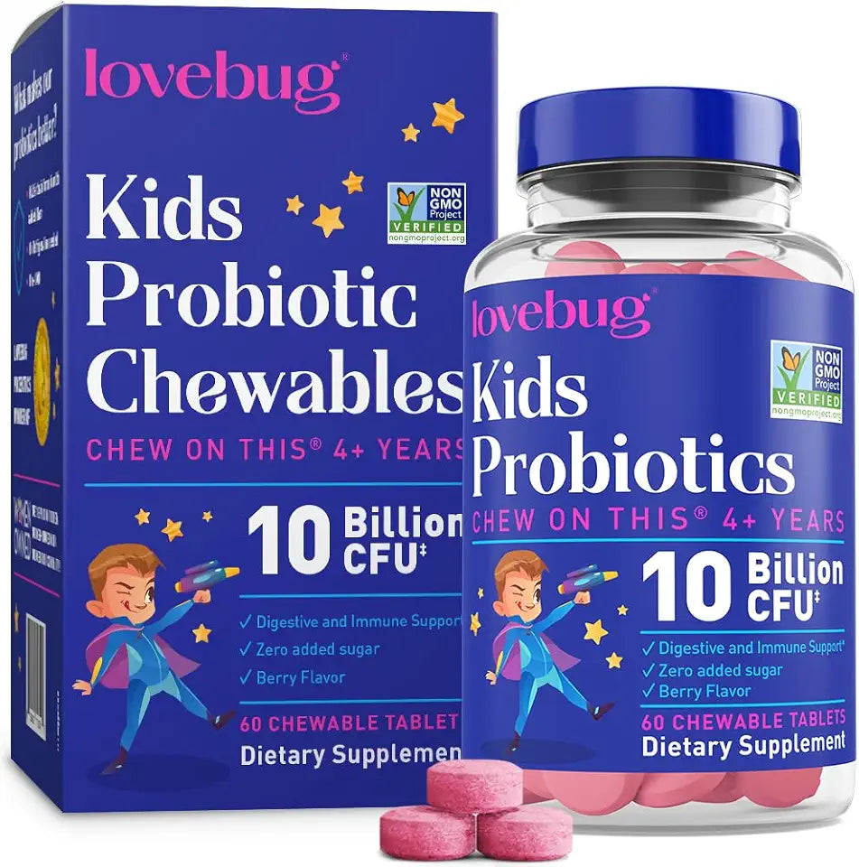 Sugar-Free Berry Probiotic Chewables for Kids, 60 ct C92322