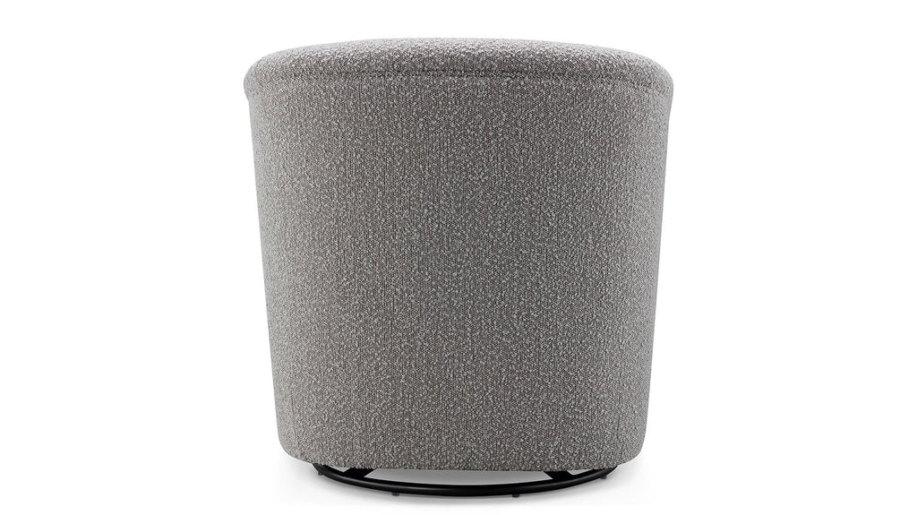 Dark Grey Polyester Loveseat with Side Bags O7678