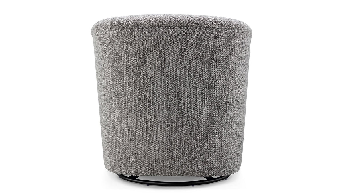 Dark Grey Polyester Loveseat with Side Bags O7678