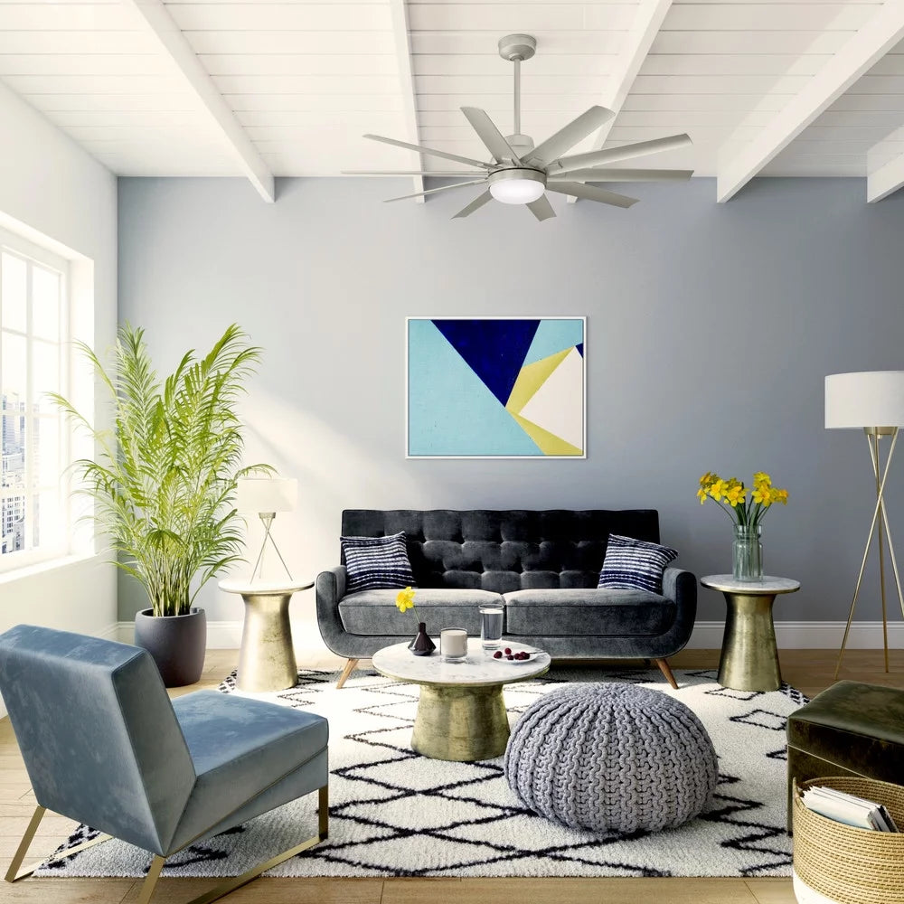 60" 10 Blade Indoor / Outdoor Led Ceiling Fan R416509