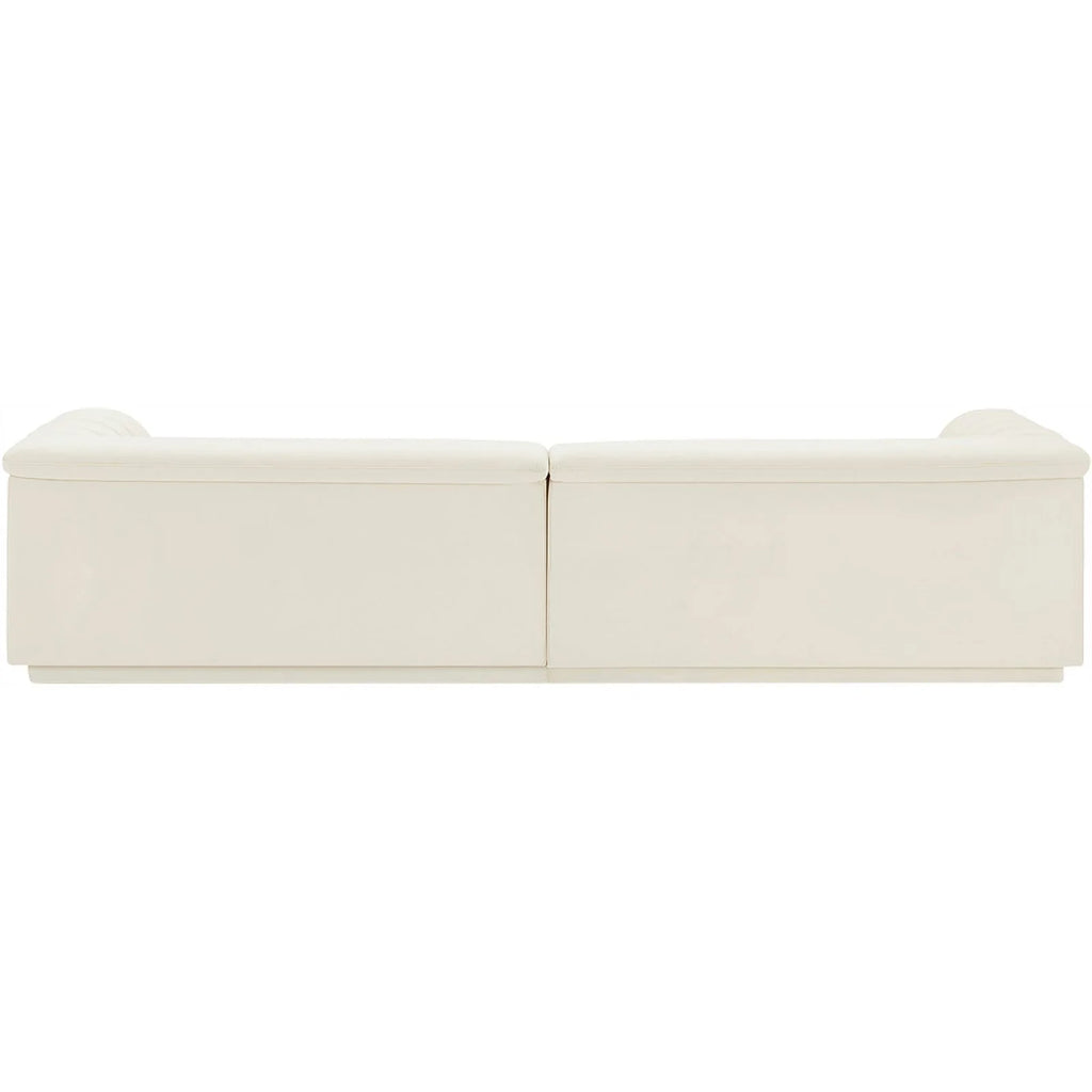 Cream Velvet Modular Sofa Z7973