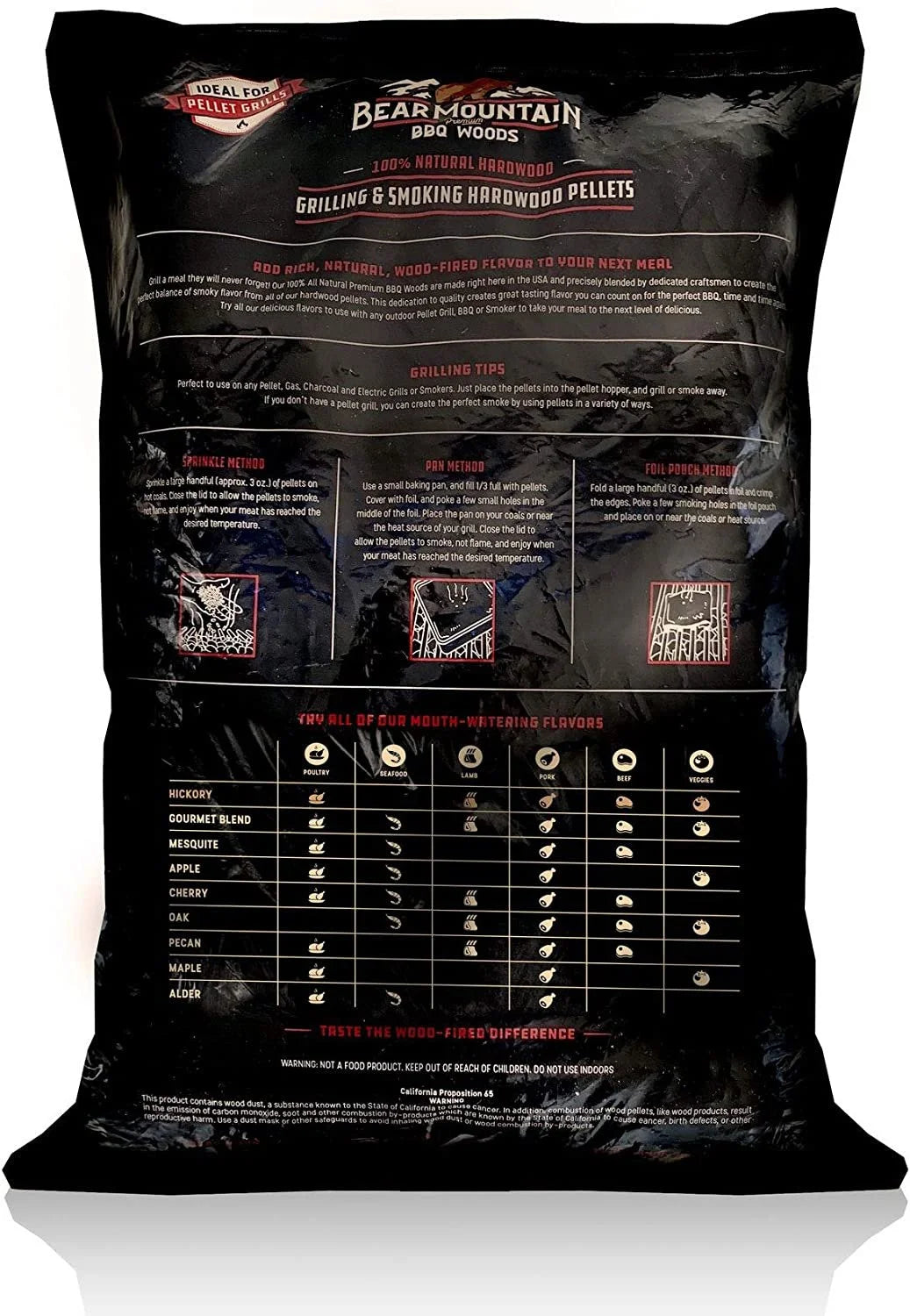All Natural Hardwood Mesquite BBQ Smoker Pellets 3 Pack C9419