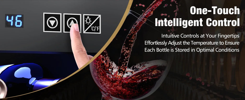 6 Bottle Wine Cooler with Digital Temperature Control U9177