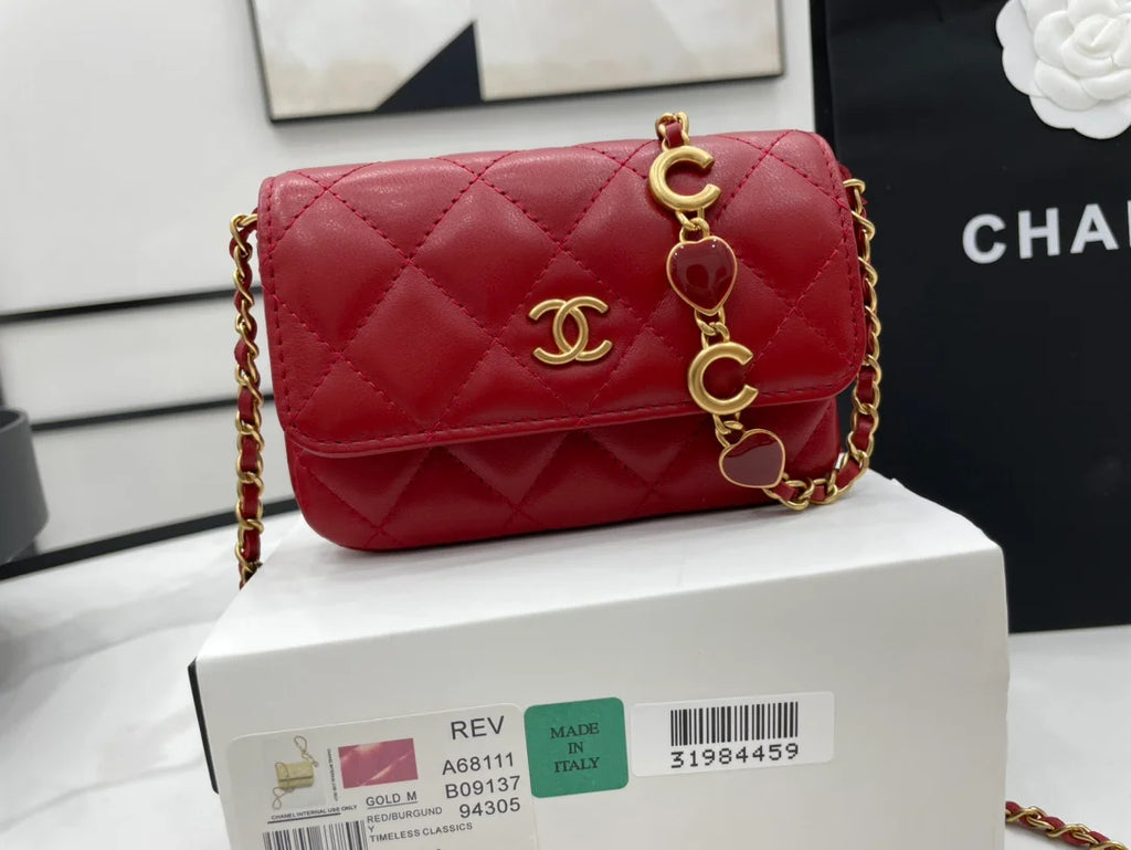 Distressed Red Women's Bags W80023