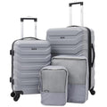 Green 4 Piece Set Luggage & Packing Cubes S28090