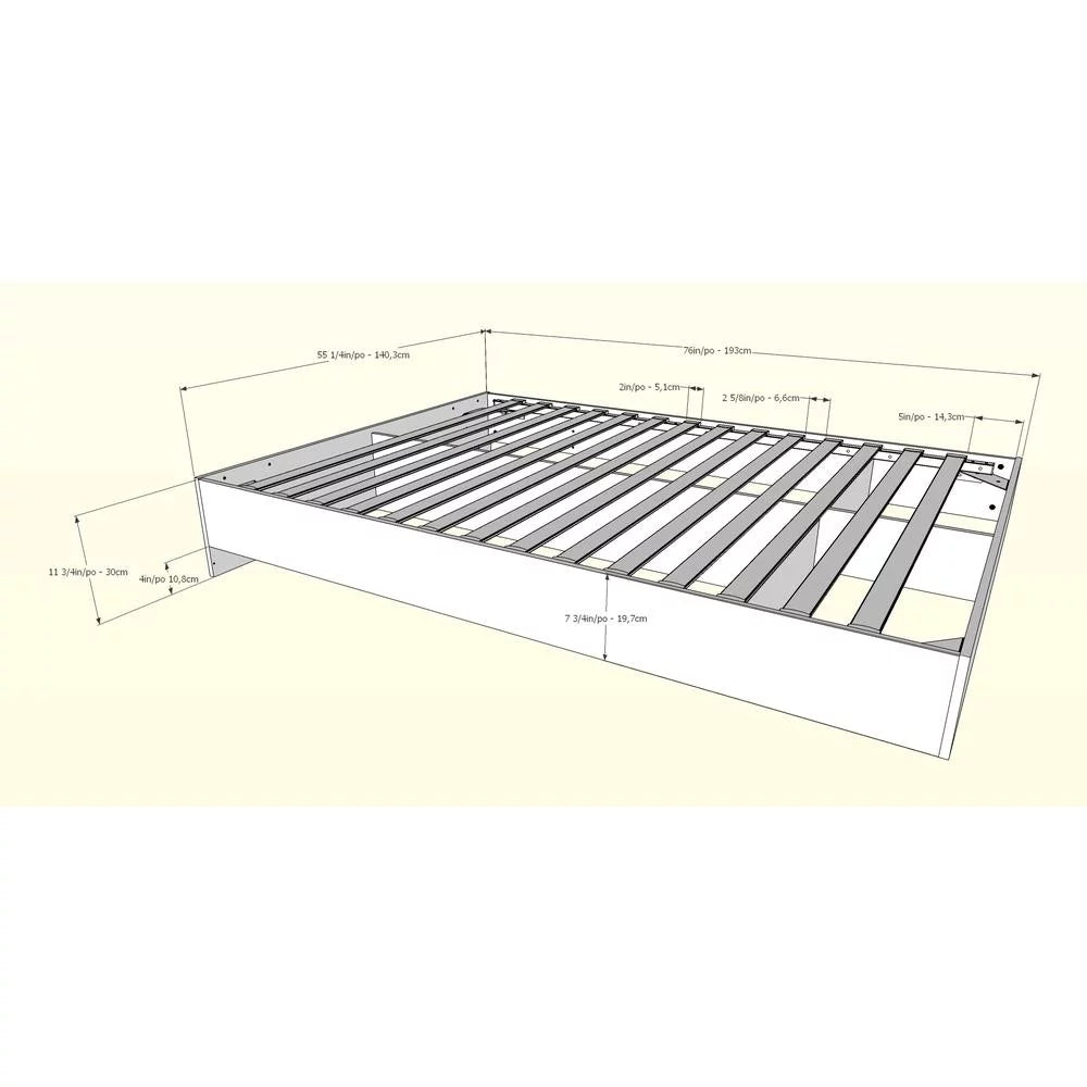2 Piece Full Size Bedroom Set J553629