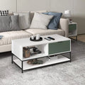 Wood Coffee Table with Steel Frame G642506