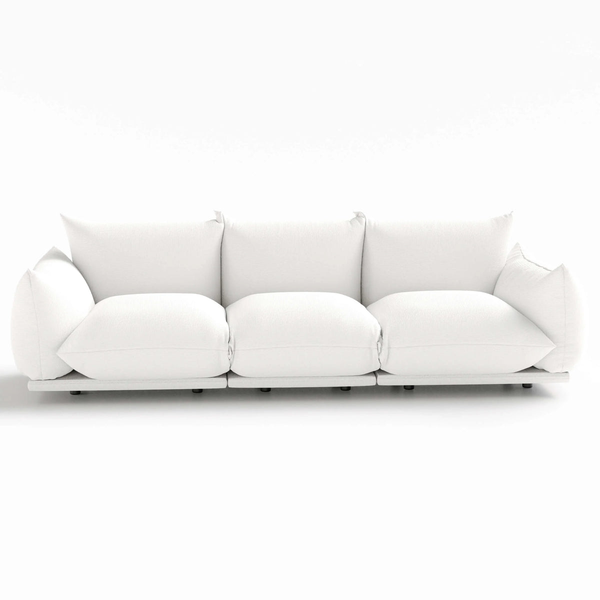 White Upholstery Three Seater Sofa X444058