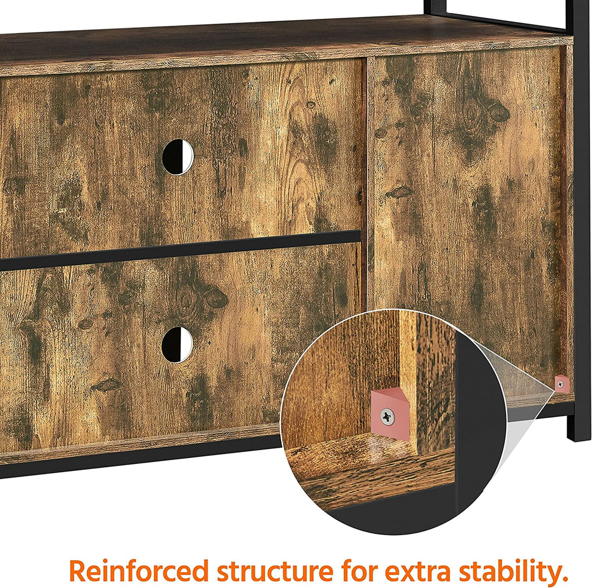 Cabinet with Sliding Barn Doors and Adjustable Shelves F9203
