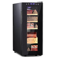 35L Electric Cigar Humidor Cabinet with Spanish Cedar Wood Shelves & Drawer I73093