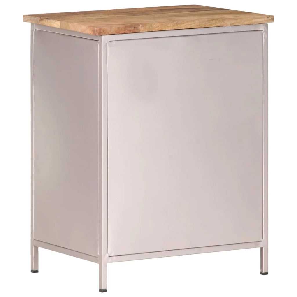 Rough Mango Wood Bedside Cabinet K86311