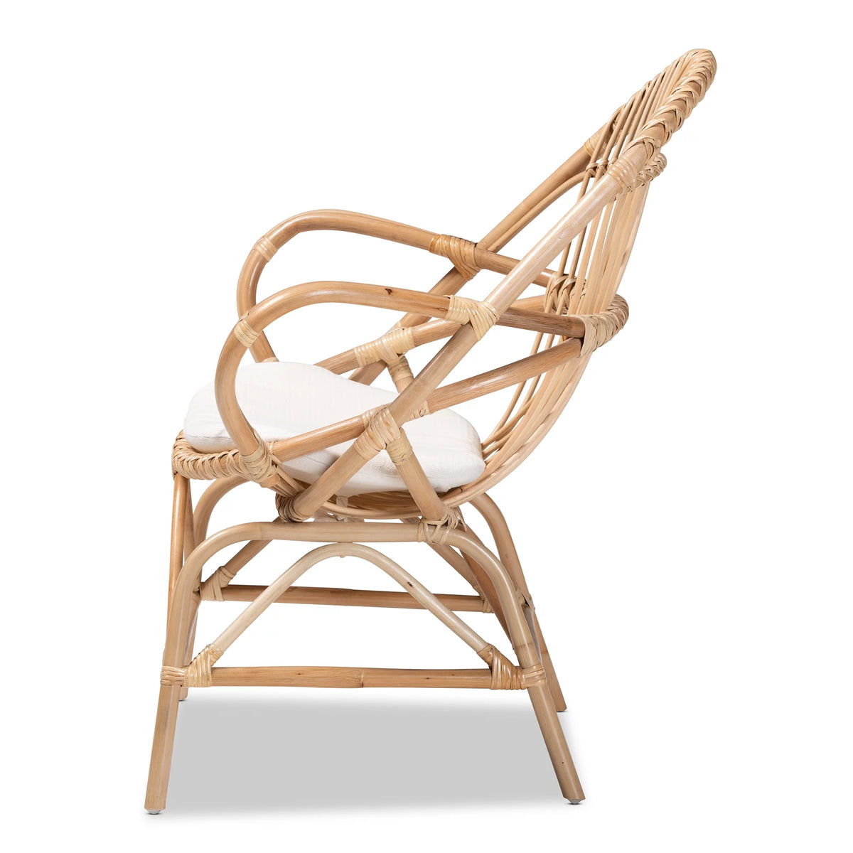Natural Brown Club Chair E799