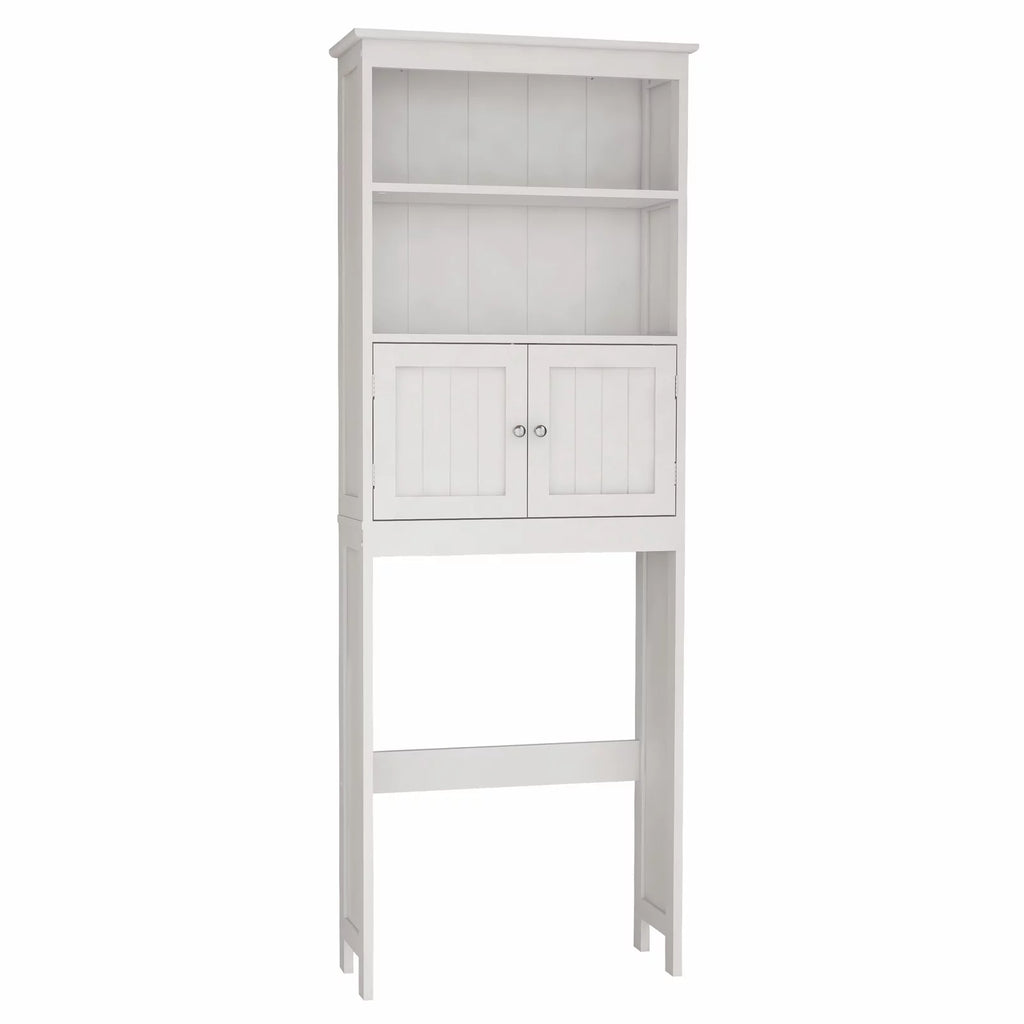 Wood Over The Toilet 2-Tier Storage Cabinet, White U99502