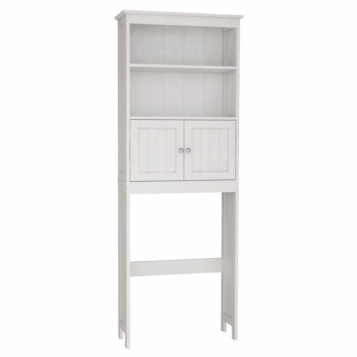 Wood Over The Toilet 2-Tier Storage Cabinet, White U99502