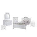 White 6 Piece Full Bedroom Set M464