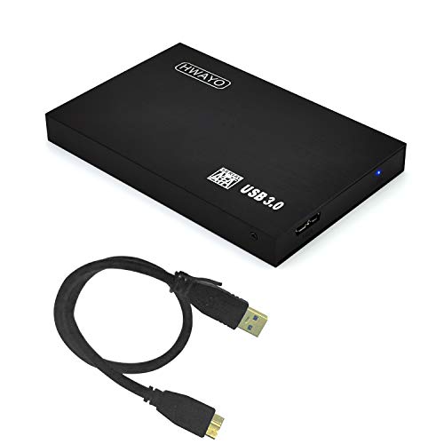 1TB Ultra Slim Portable External Hard Drive USB3.0 Silver C84391