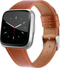 Leather Bands Compatible with Versa 2 & Versa & Versa Lite Wristbands W2279