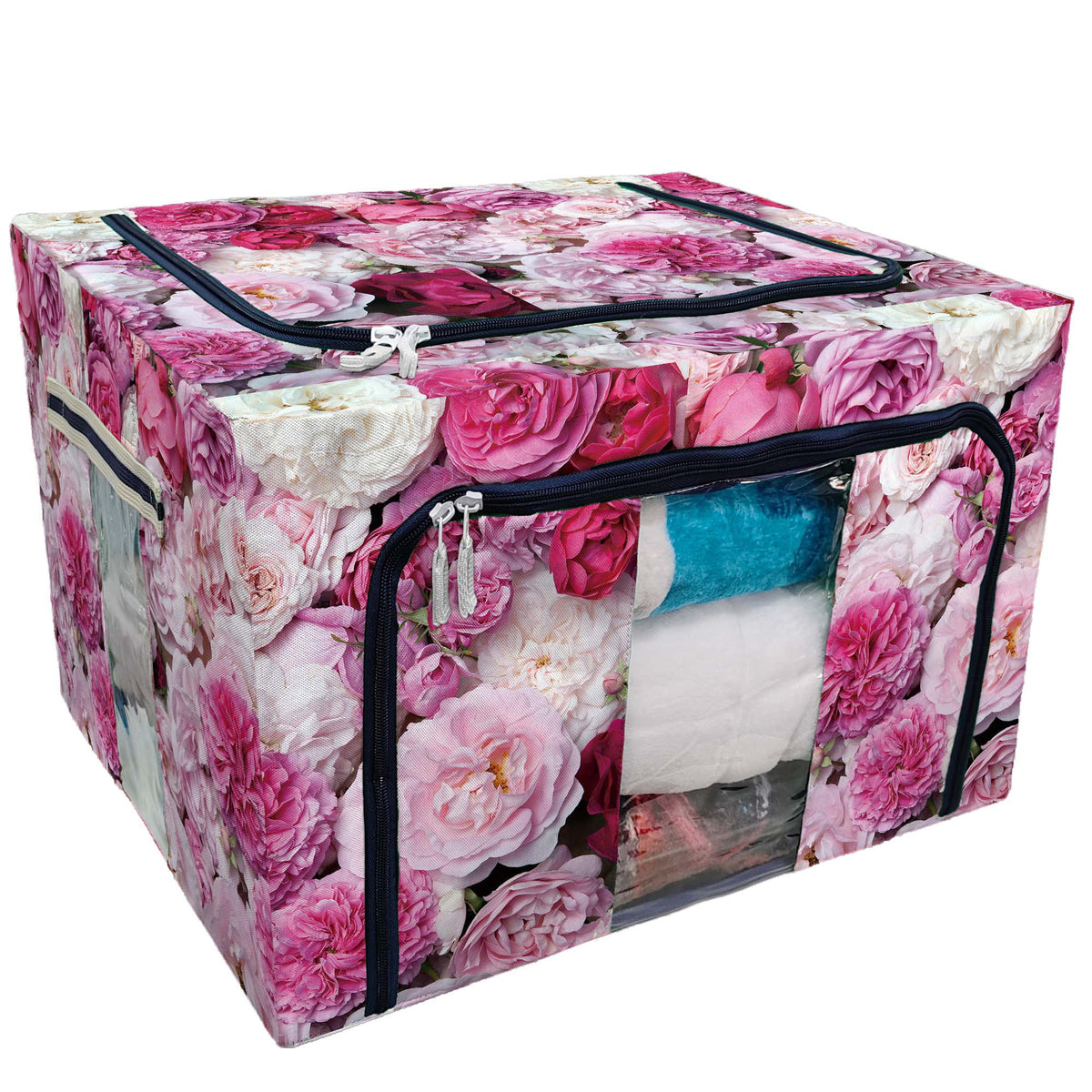 Pink Storage Bag with Clear Window J89559