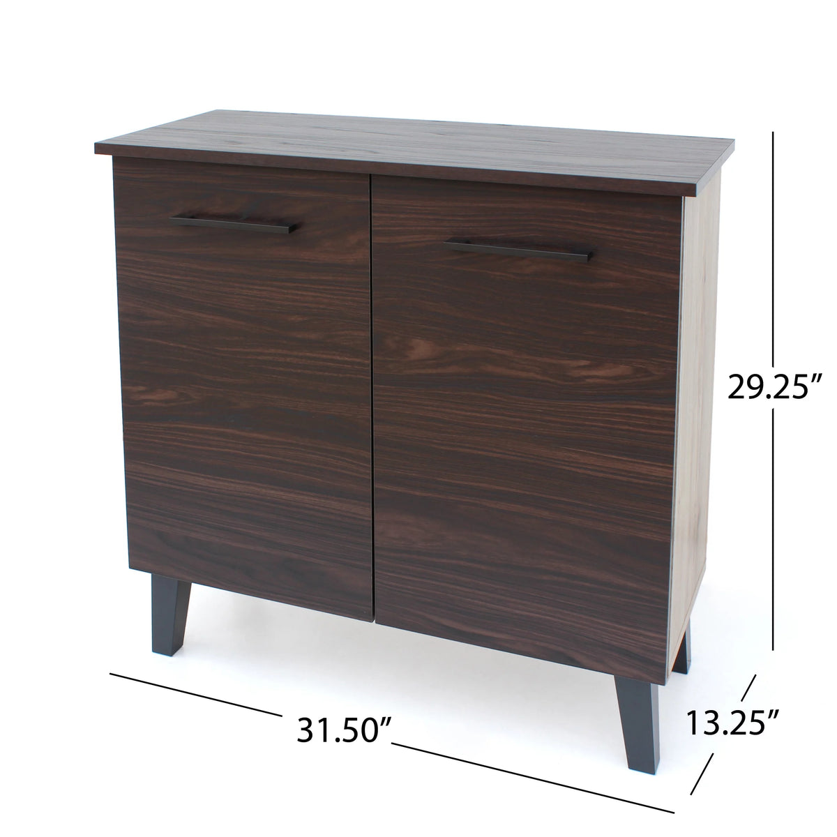 Walnut Finished Faux Wood Cabinet L526600