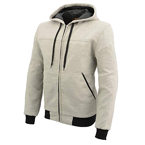 Black CE Approved Armored Riding Hoodie D20759