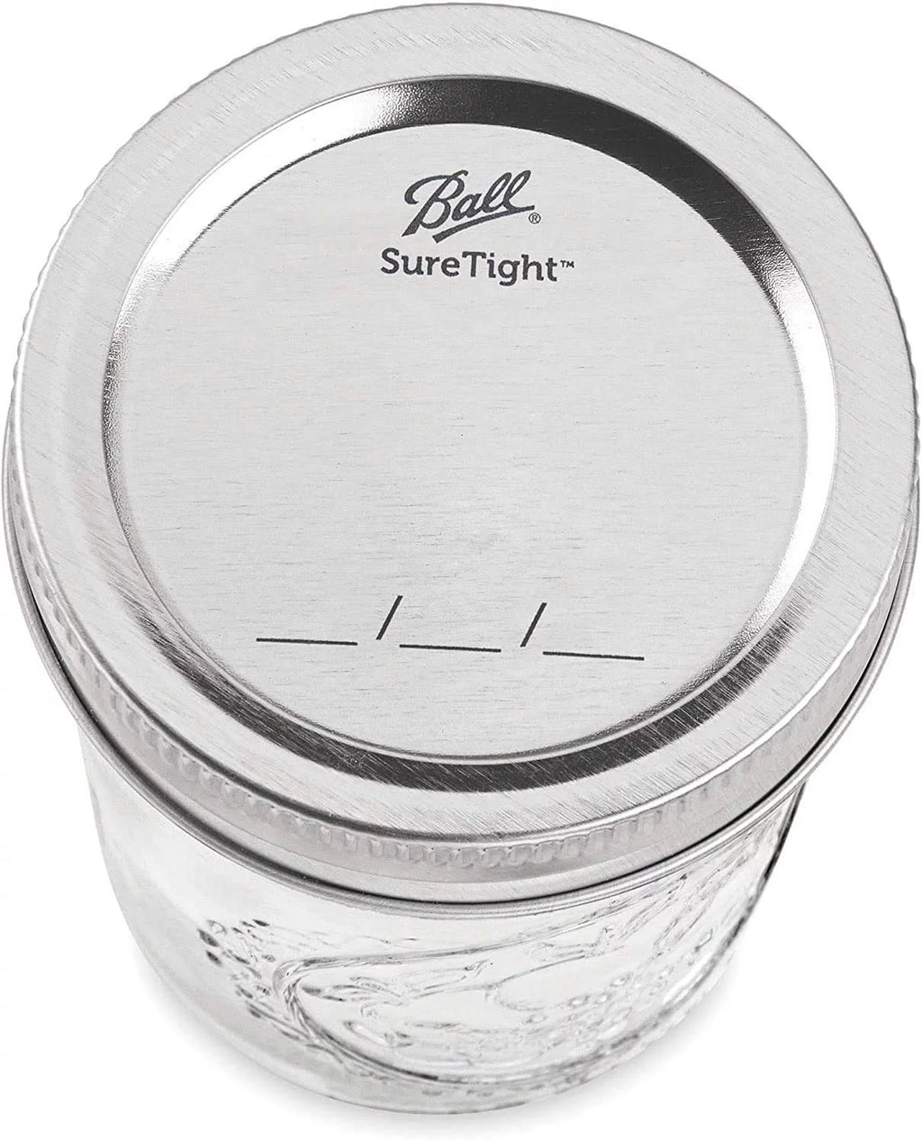 16-oz Mason Jar with Lids and Bands Pack of 24 U879005