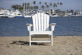White Poly Outdoor Adirondack Chair G608022
