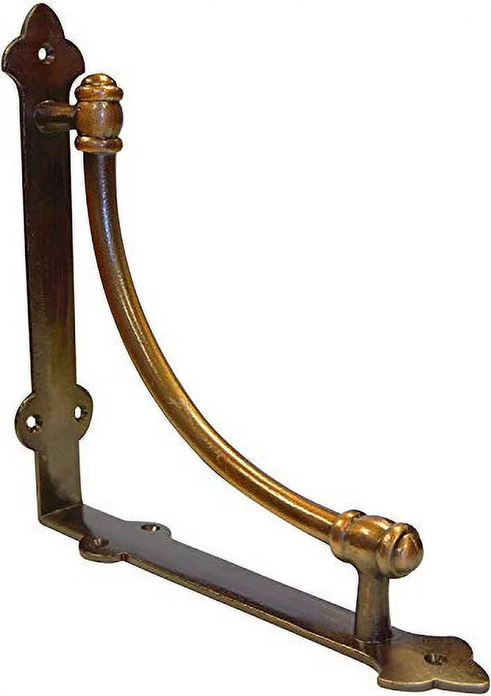 Farmhouse Industrial Shelf Brackets 9.6 Inch 2 Pack Q658540