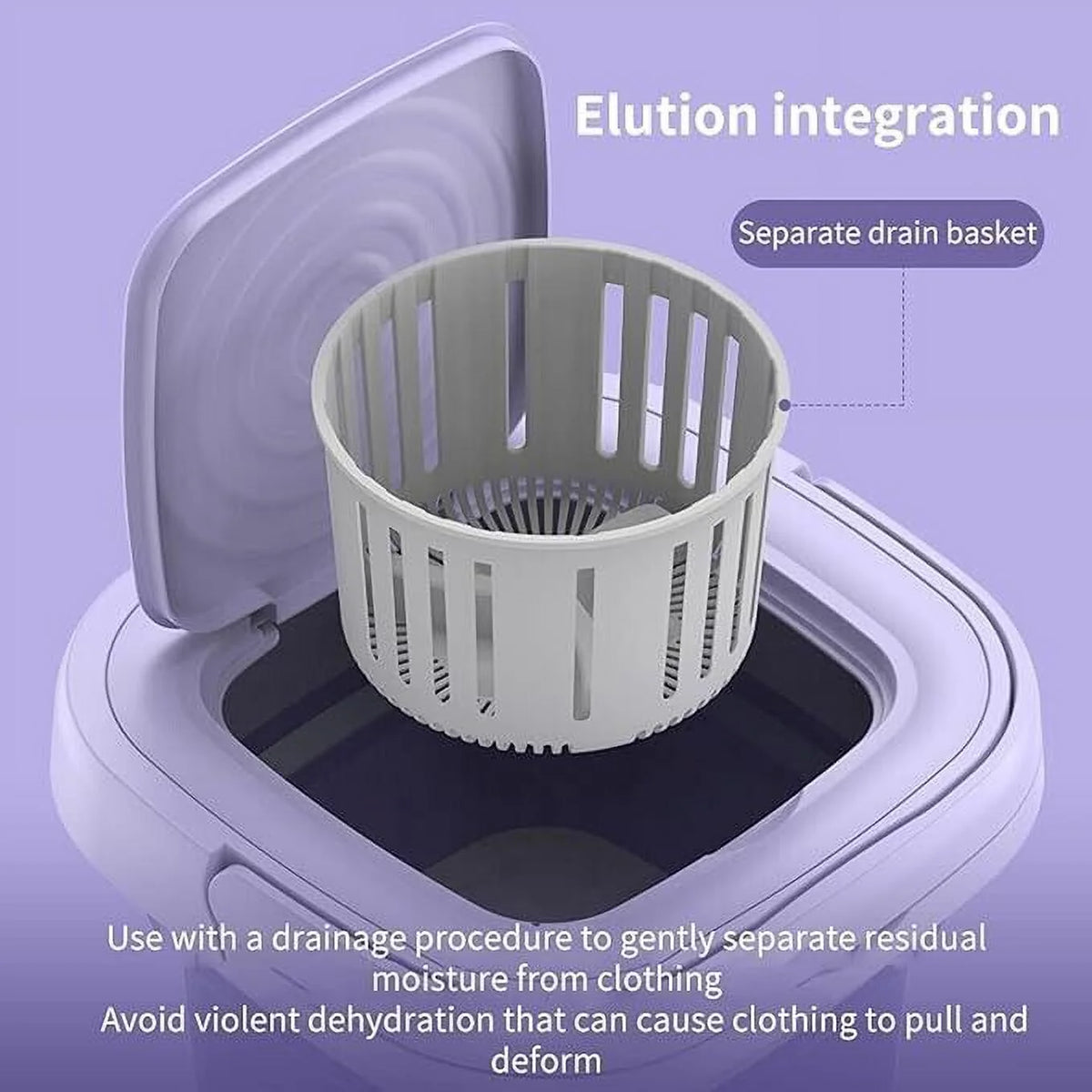 Portable Mini Washing Machine and Spin Dryer R856