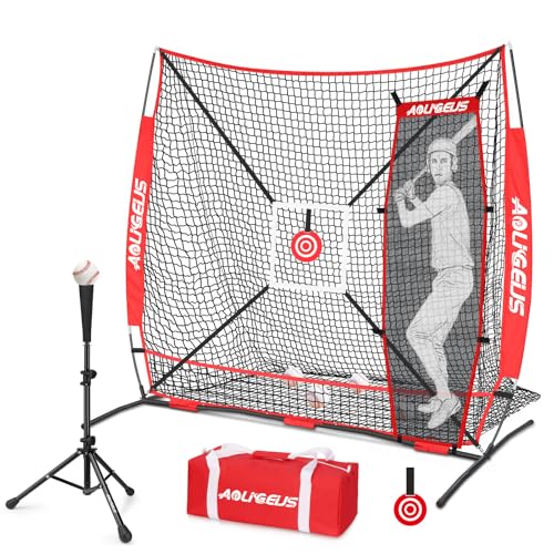 6'X6' Baseball Softball Practice Net with Batting Tee Z5886