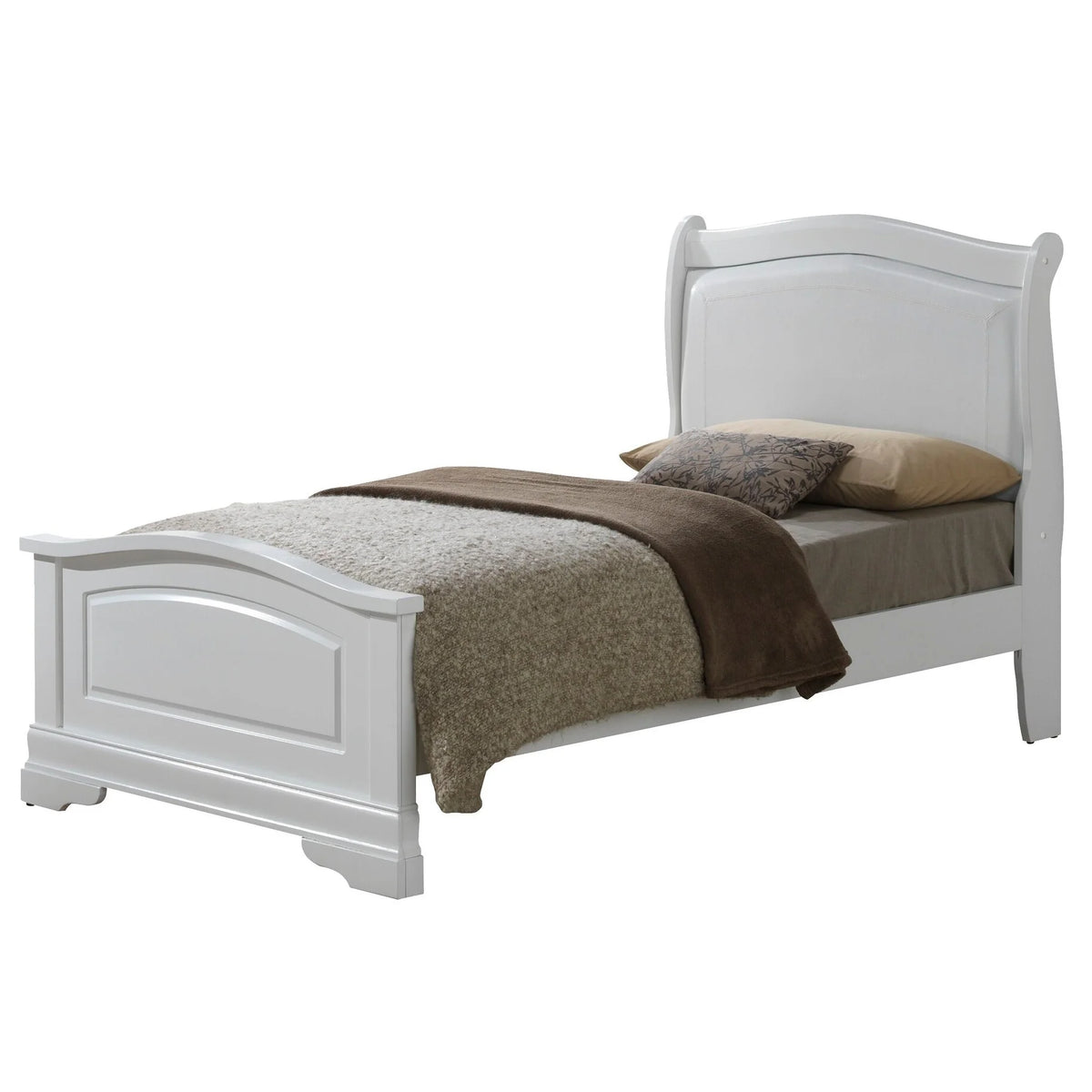 King Panel Bed in Cappuccino A515